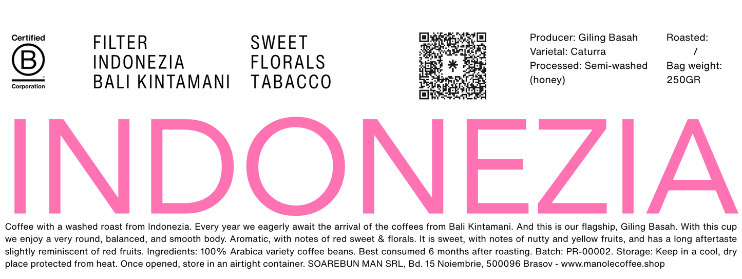 INDONEZIA SEMI-WASHED 86